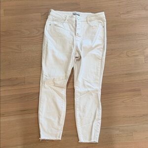 Nine West Women's Off-White Ankle Jeans